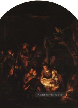 Anbetung der Schäfer Rembrandt Ölgemälde